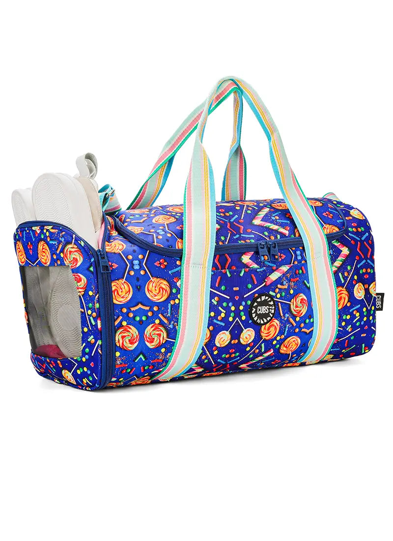 Sugar Rush Candy Duffel Bag one Side Pocket