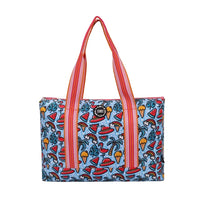 Flamingos And Pineapples Double Face Tote Bag