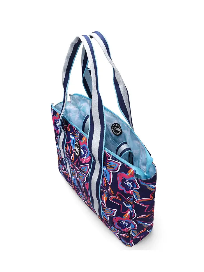 Stars And Flowers Double Face Tote Bag