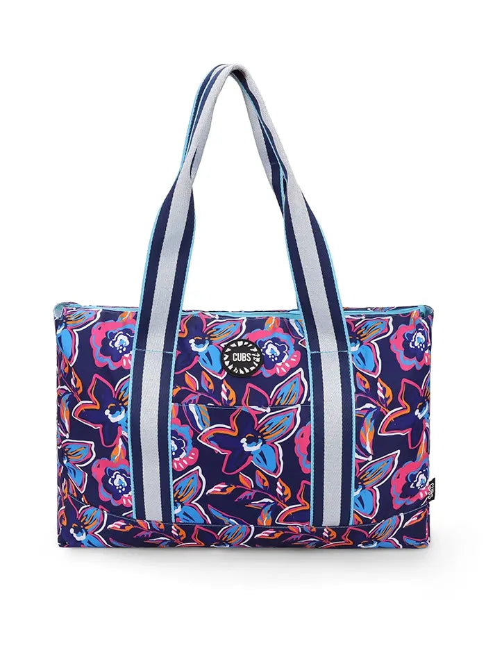 Stars And Flowers Double Face Tote Bag