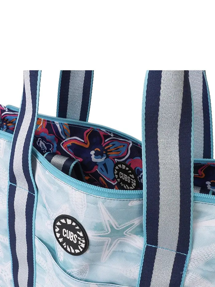 Stars And Flowers Double Face Tote Bag