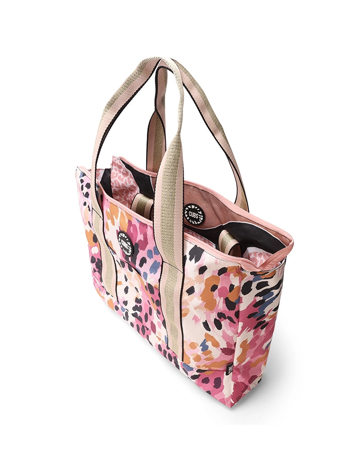 Brown Leopard Double Face Tote Bag