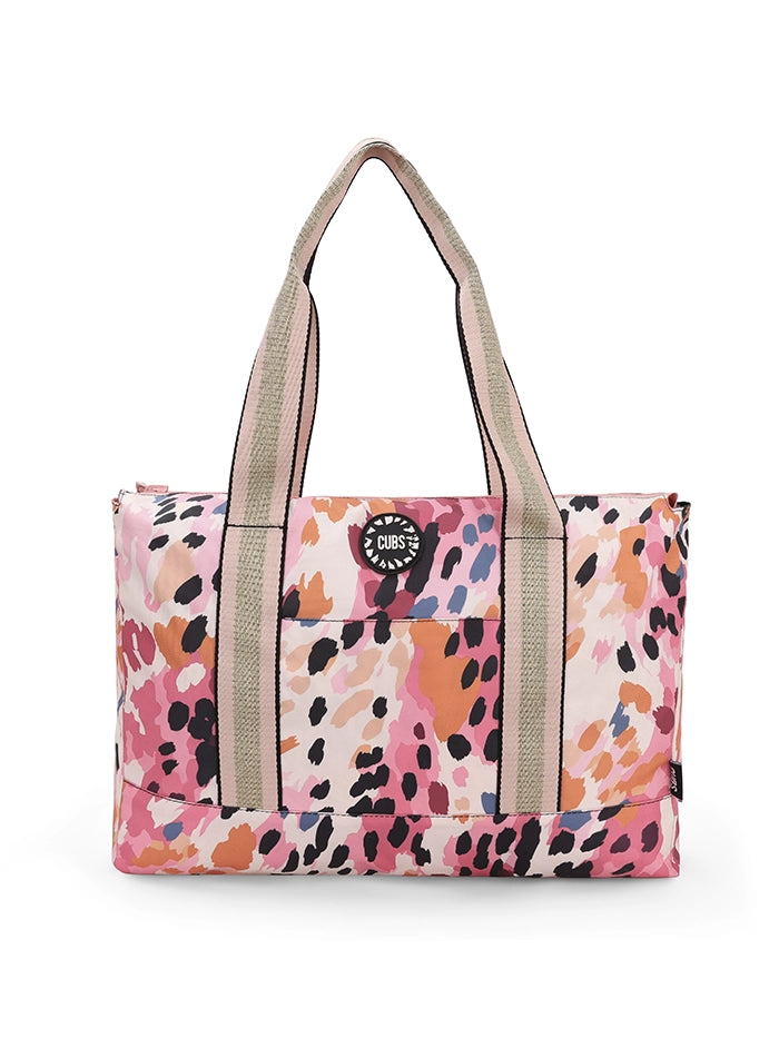 Brown Leopard Double Face Tote Bag