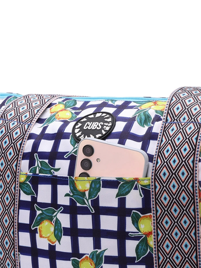 Flowery Tie Dye Double Face Tote Bag