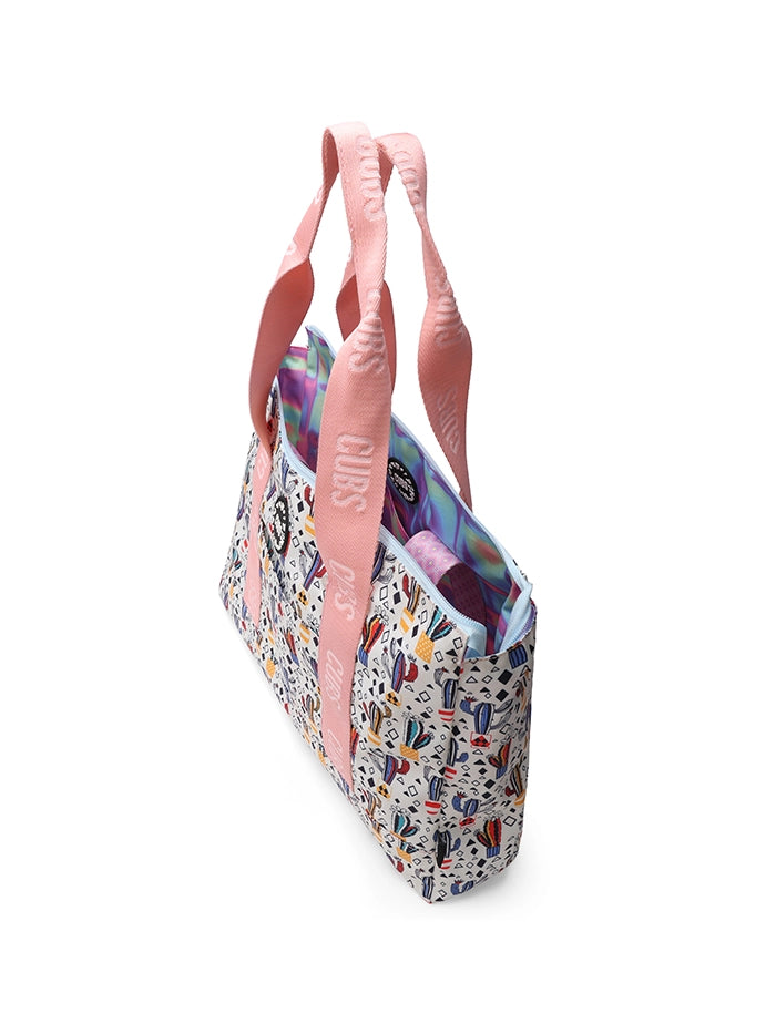 Pastel Colors And Cactus Double Face Tote Bag