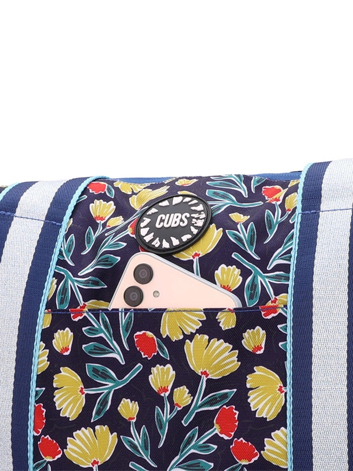 Waves And Gardens Double Face Tote Bag