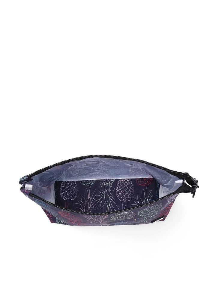 Black Pineapples Medium Pouch