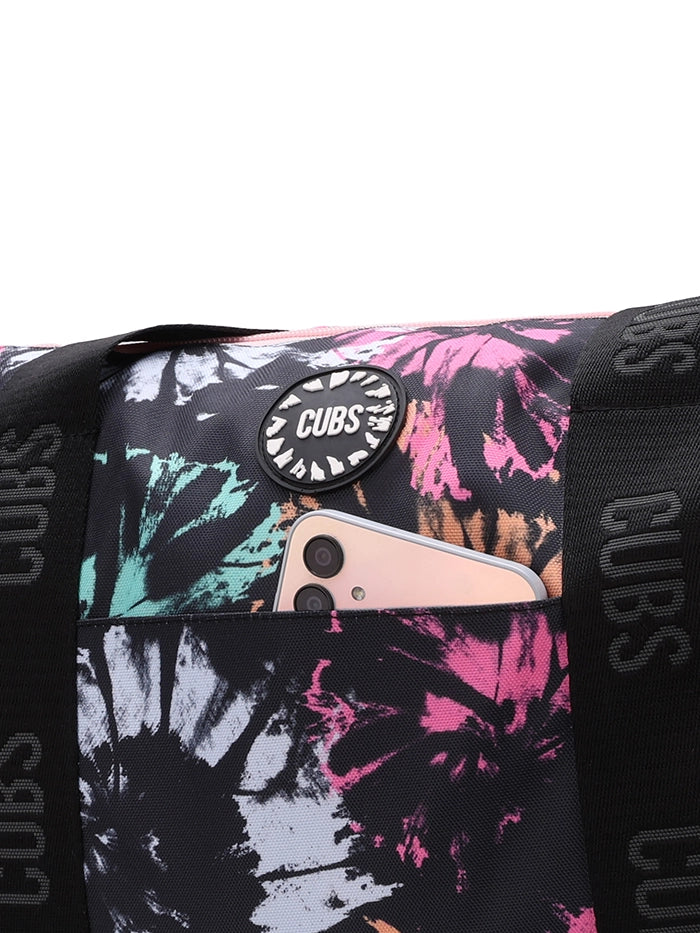 Black & Pink Tie Dye Double Face Tote Bag