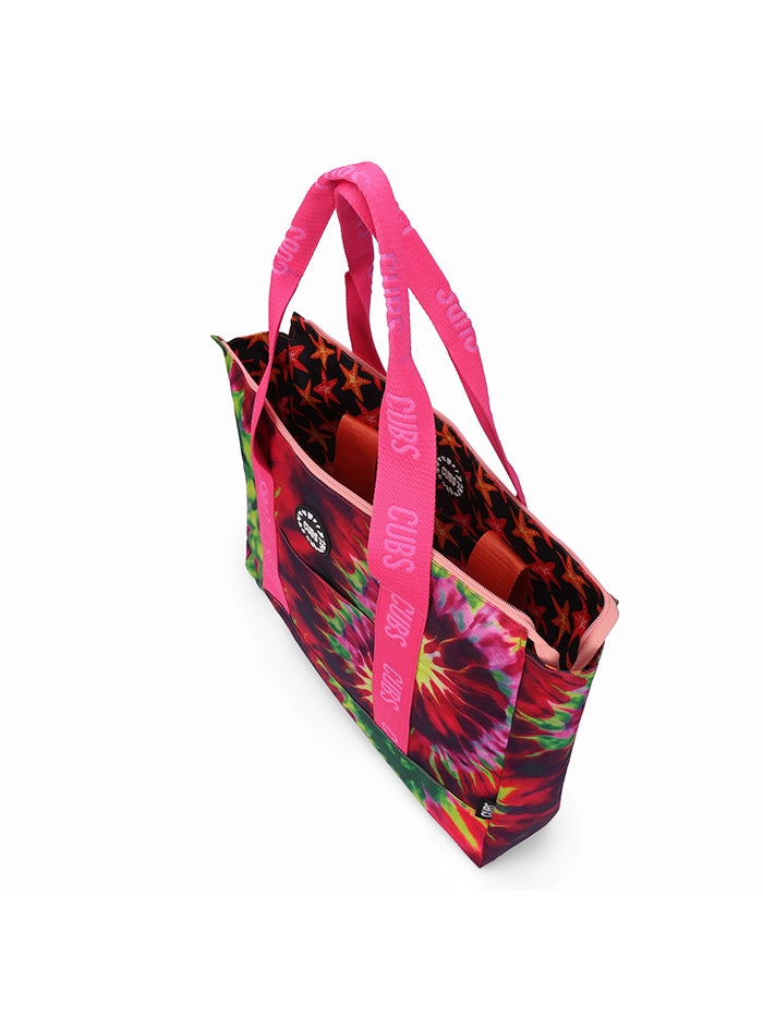 Tie Dye and Black Stars  Double Face Tote Bag