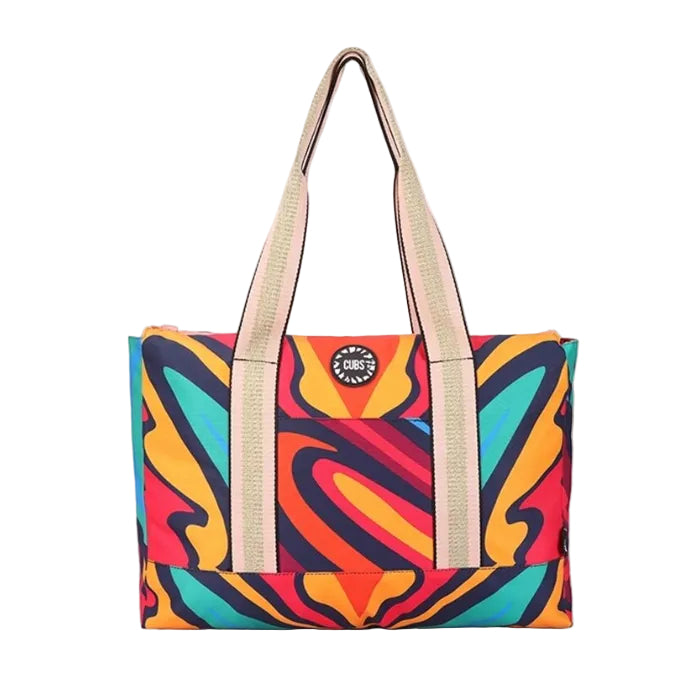 Swirls and Flamingos Double Face Tote Bag