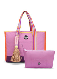 Purple Single Tote Bag