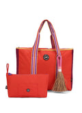 Red & Purple single Face Tote Bag