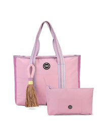 Shades of Lilac single Face Tote Bag