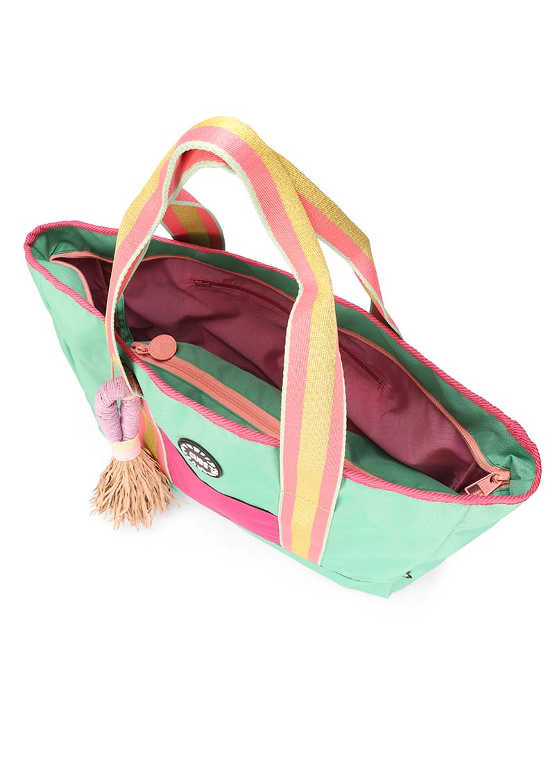 Sage Green single Face Tote Bag