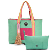 حقيبة يد بلون أخضر مريمي (sage green) ذو وجه واحد