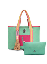 Sage Green Single Tote Bag