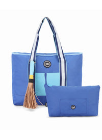 True Blue Single Tote Bag