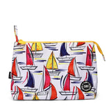 White Ships Large Pouch
