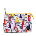 White Ships Large Pouch