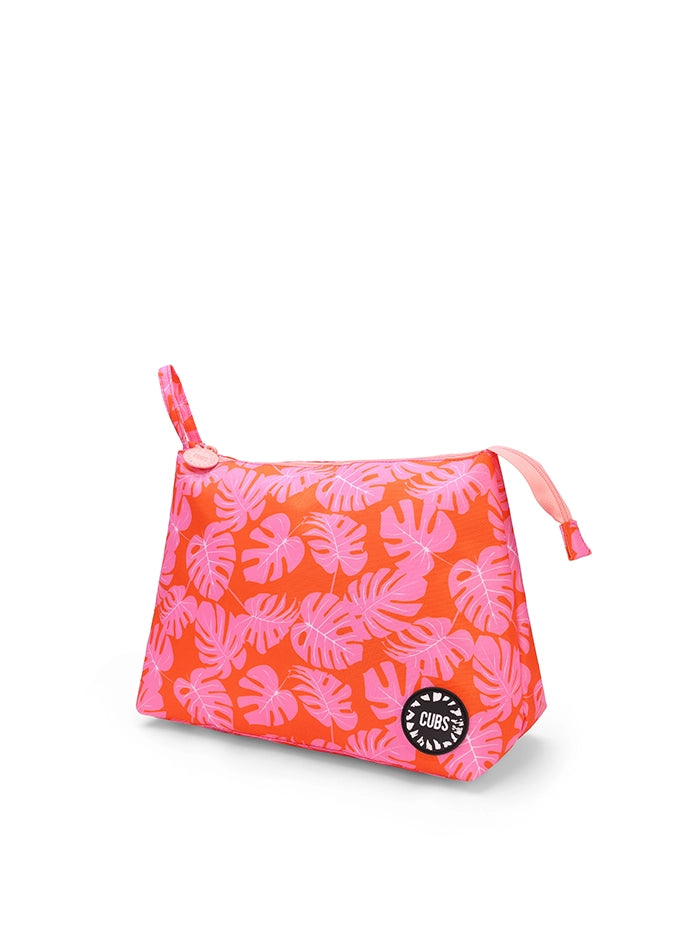 Orange Leaves Large Pouch