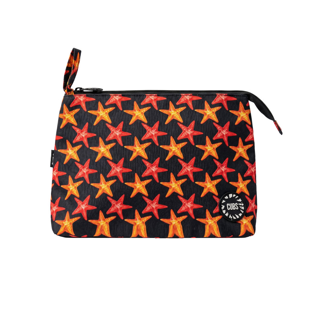 Black Stars Large Pouch