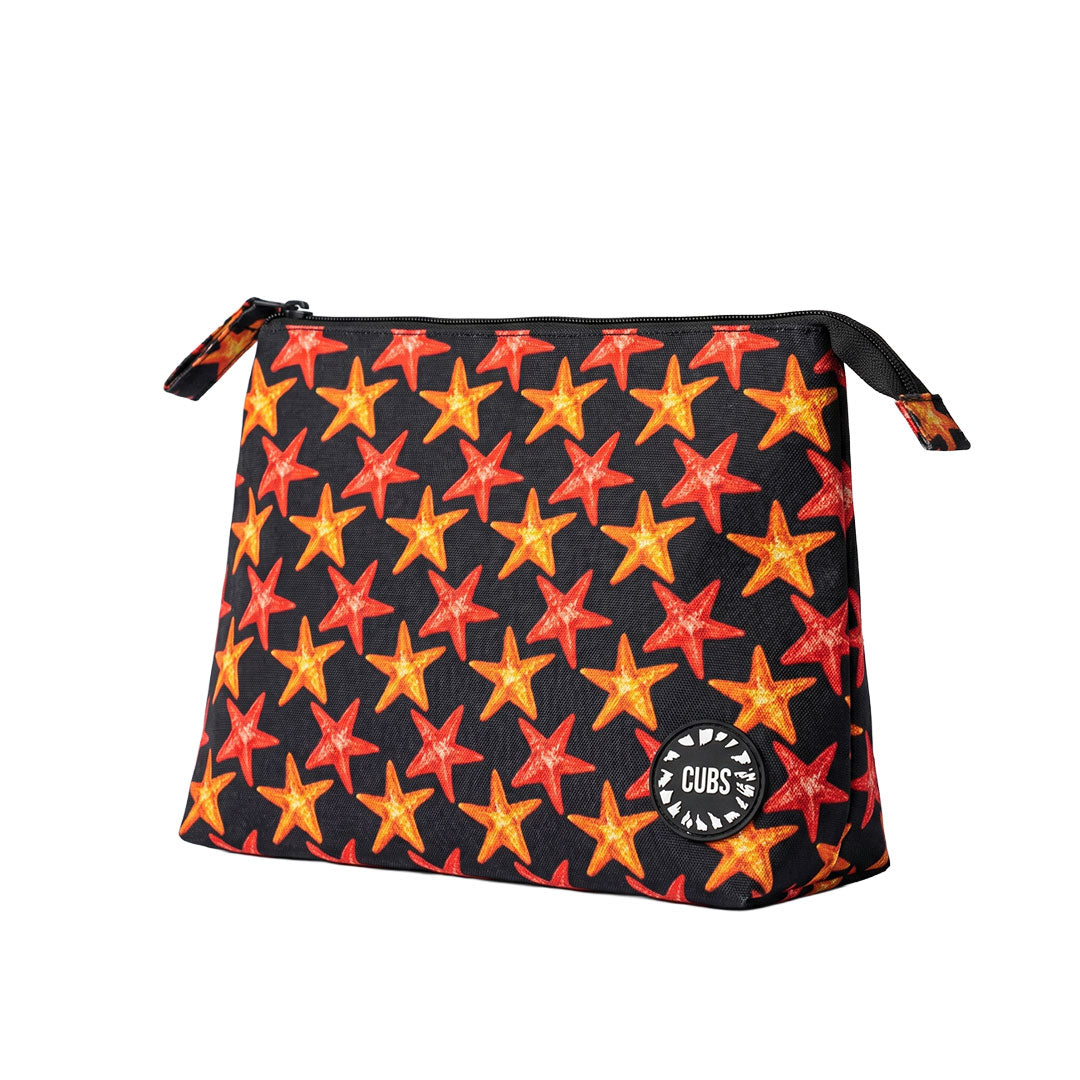 Black Stars Large Pouch