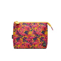 Mustard Flamingos Medium Pouch