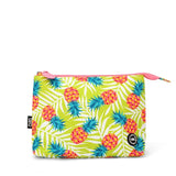 Yellow Pineapples Medium Pouch
