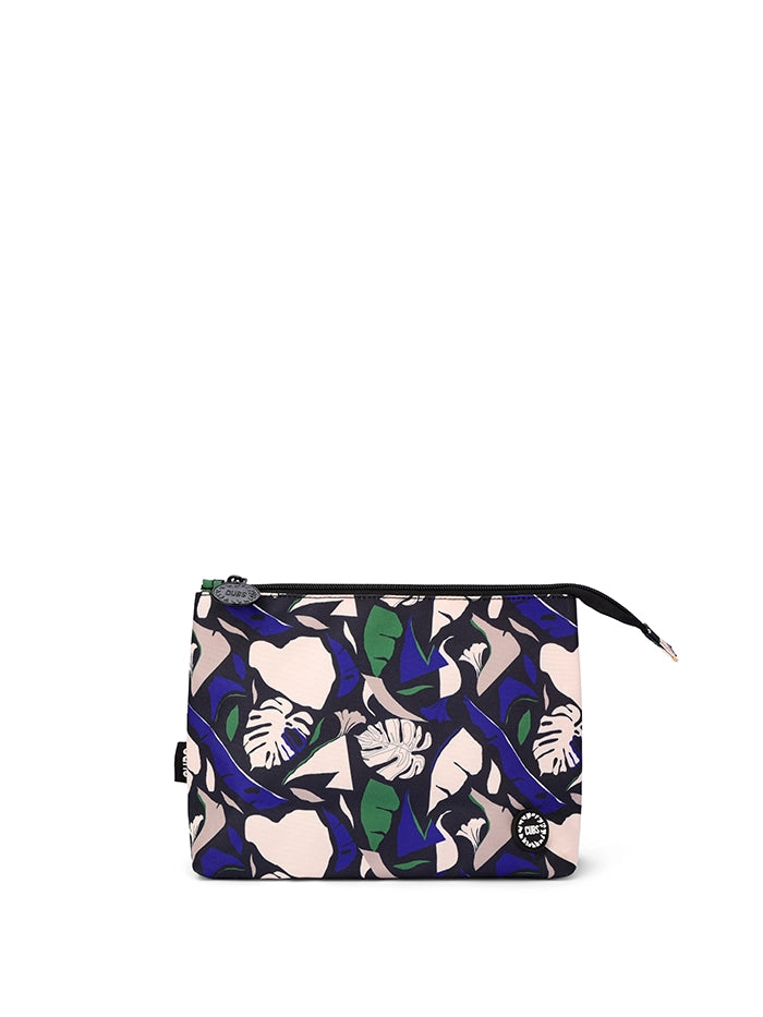 Black and Blue Medium Pouch