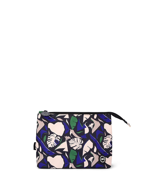 Black and Blue Medium Pouch