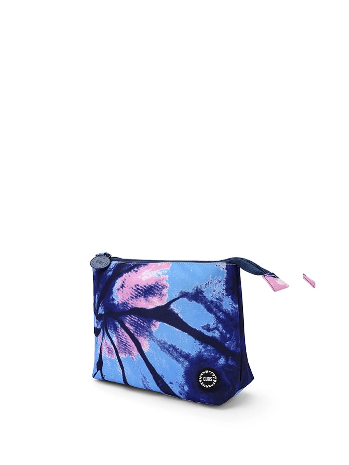 Shades Of Blue Tie Dye Medium Pouch