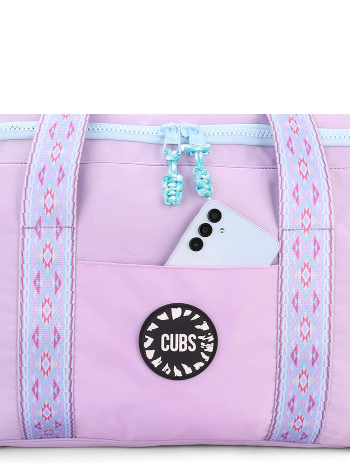 Lavender Weekender Duffel Bag