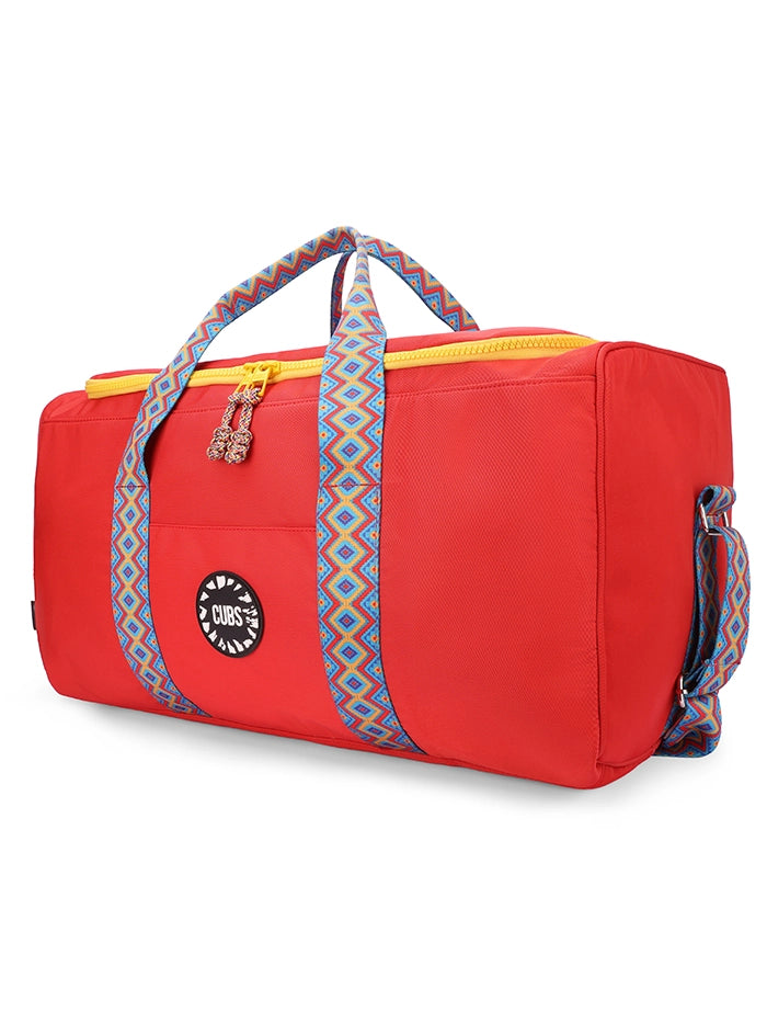 Flame Red Weekender Duffel Bag
