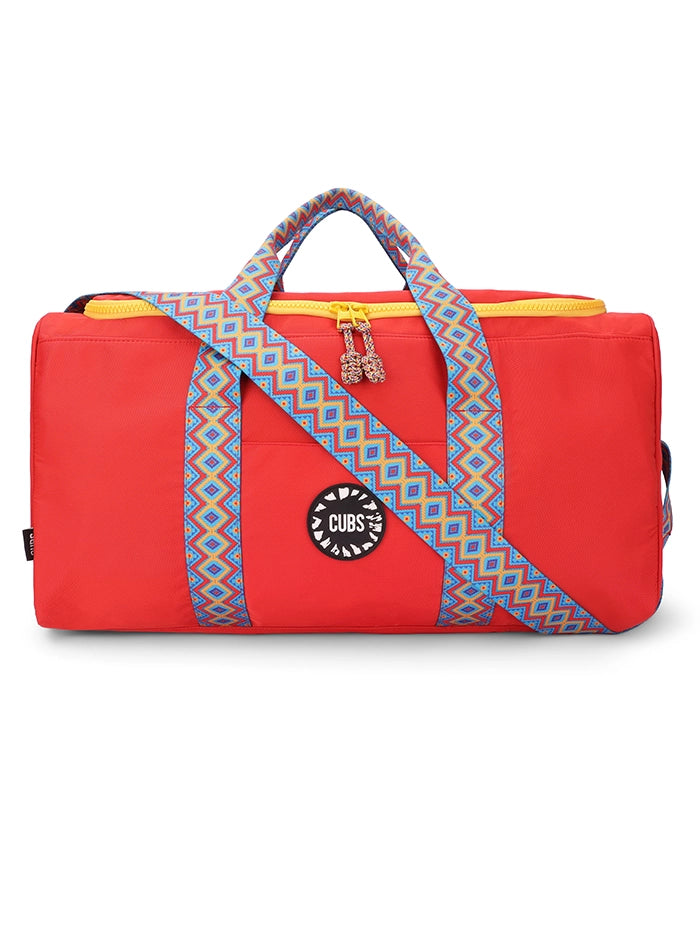 Flame Red Weekender Duffel Bag