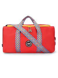 Flame Red Weekender Duffel Bag