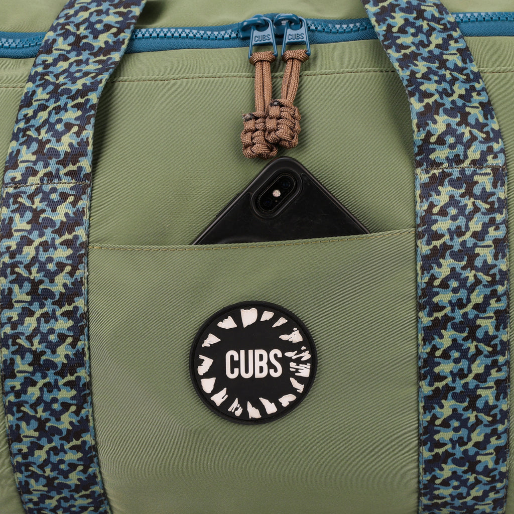 Camo Green Weekender Duffel Bag