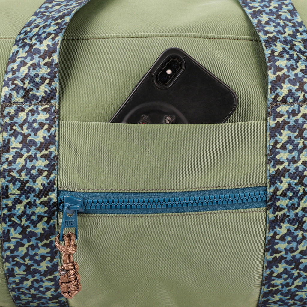 Camo Green Weekender Duffel Bag