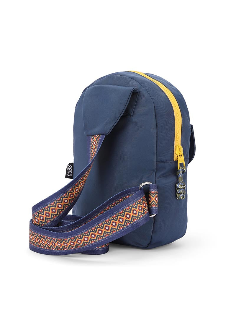 Denim Blue Sling Front Locked Pocket