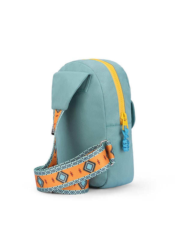 Ocean Green Sling Locked Pocket Crossbody Bag