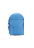 Cyan Blue Sling Front Locked Pocket