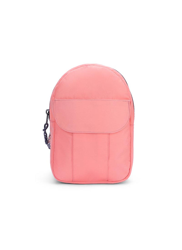 Coral Blush Sling Locked Pocket Crossbody Bag
