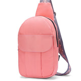 Coral Blush Sling Locked Pocket Crossbody Bag