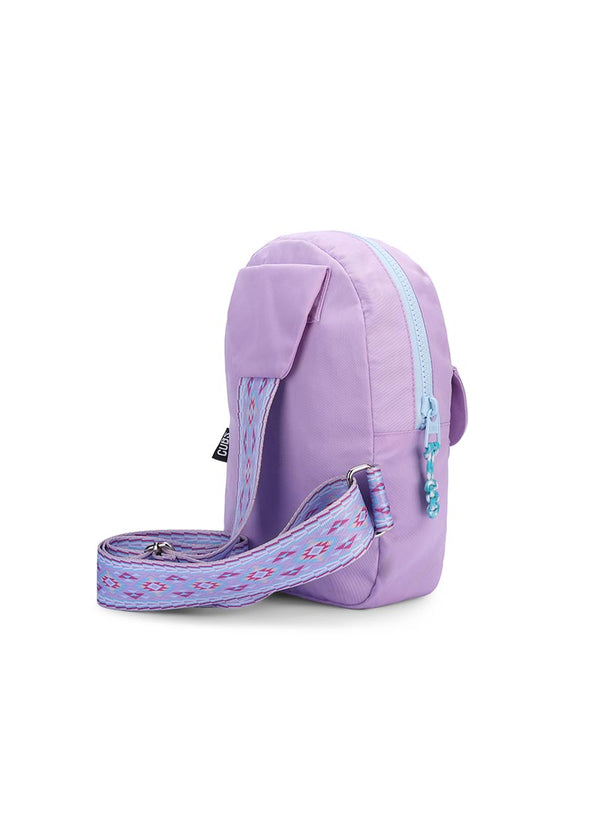 Lavender Sling Locked Pocket Crossbody Bag