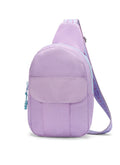 Lavender Sling Locked Pocket Crossbody Bag