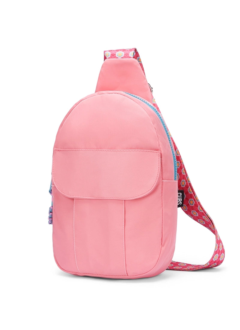 Bubblegum Pink Sling Bag Locked Pocket - CUBS Egypt