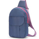 Navy Sling Locked Pocket Crossbody Bag