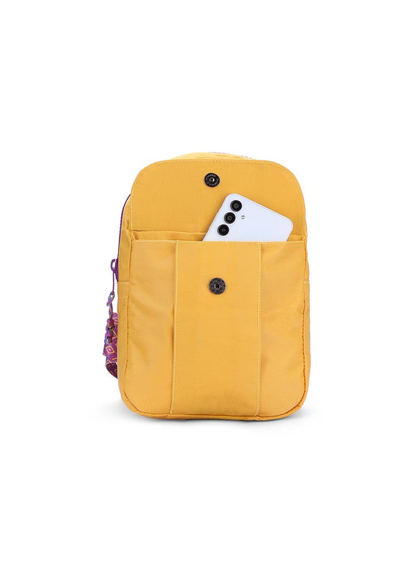 Mustard Seeds Sling Locked Pocket Crossbody Bag