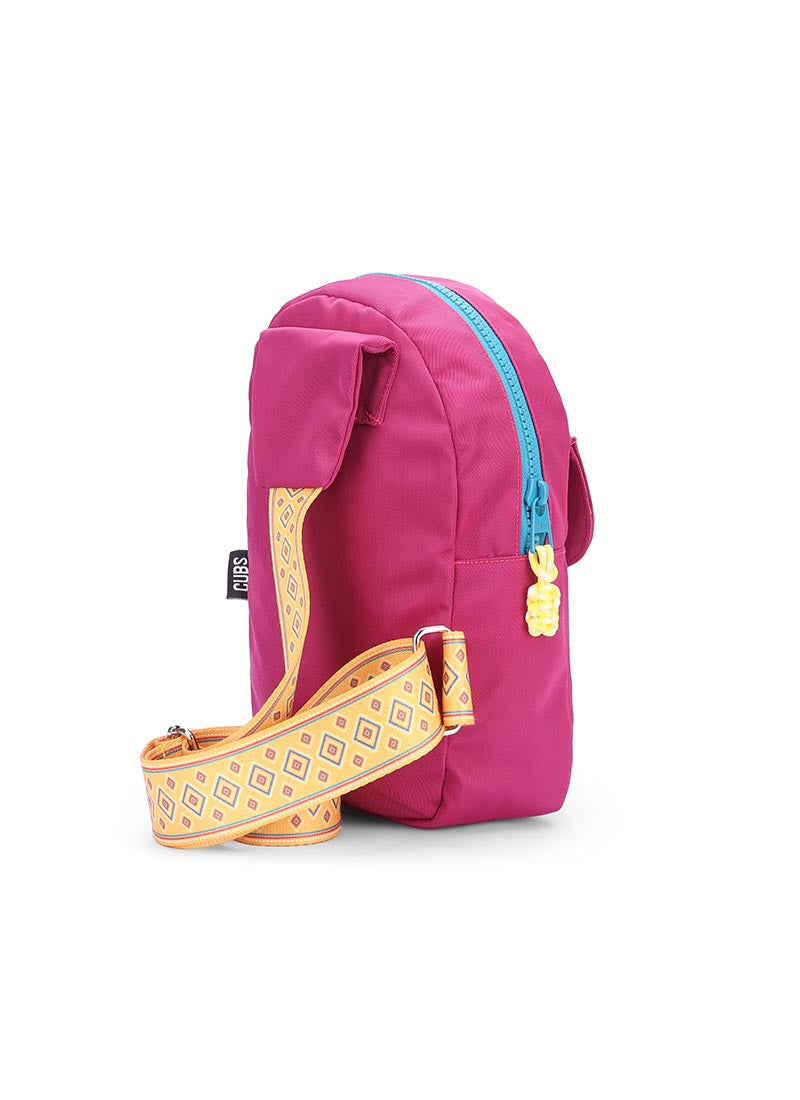 Orchid Plum Sling Front Locked Pocket