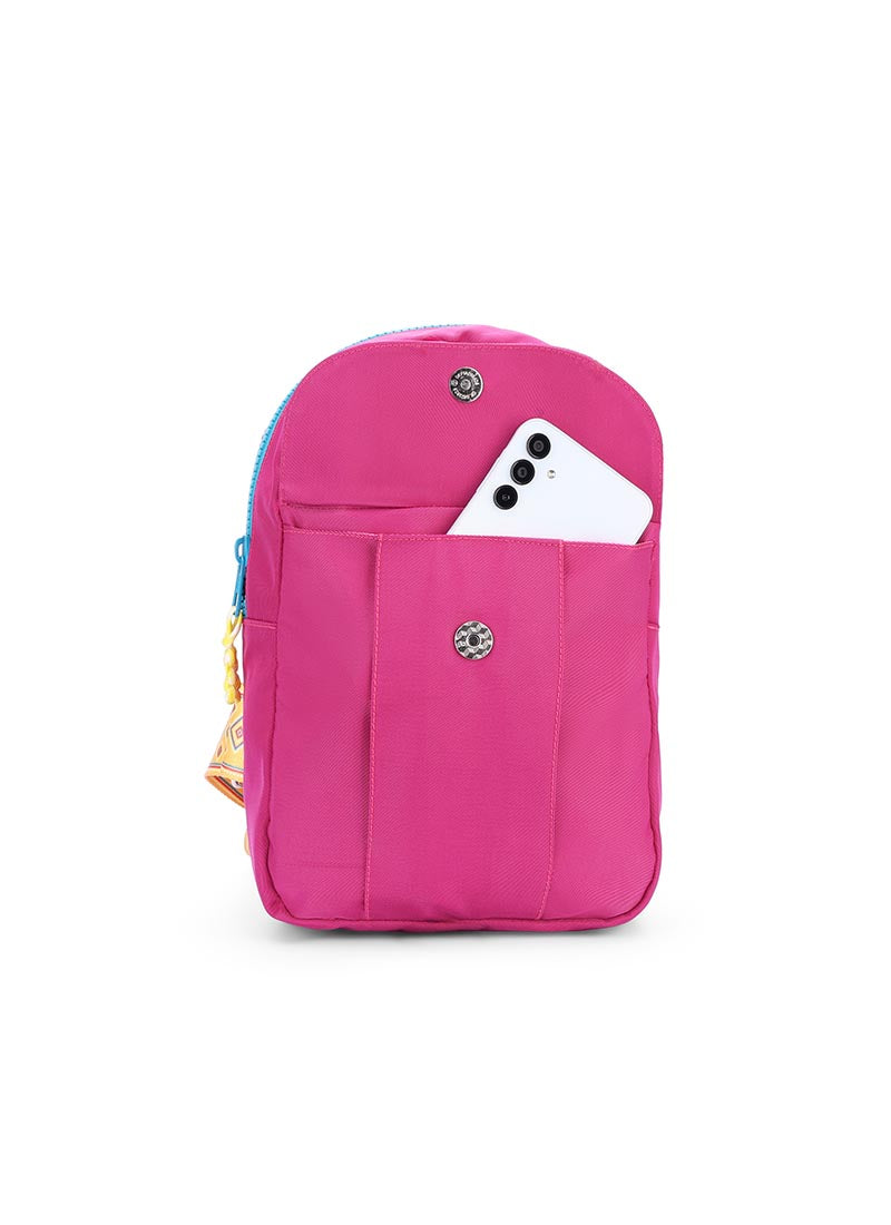 Orchid Plum Sling Front Locked Pocket