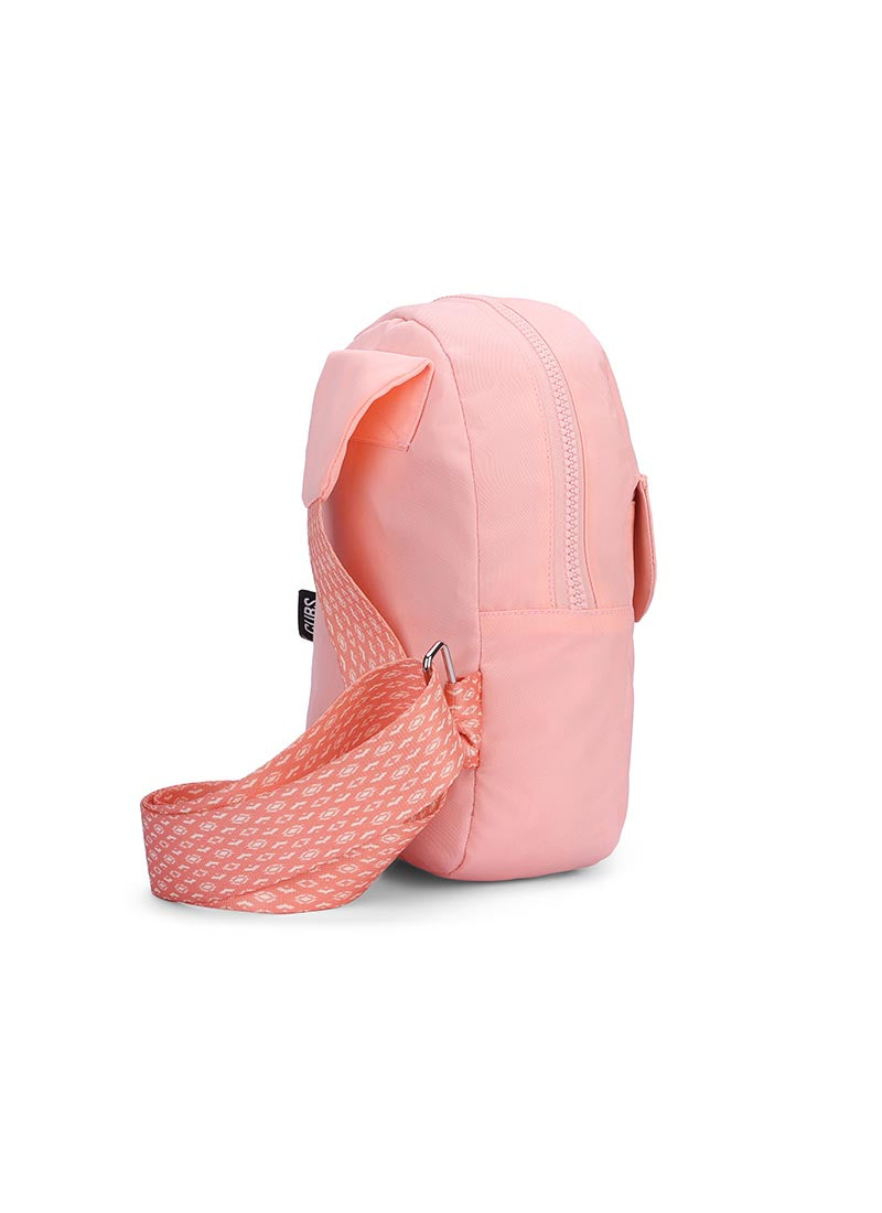Light Salmon Blush Sling Front Locked Pocket